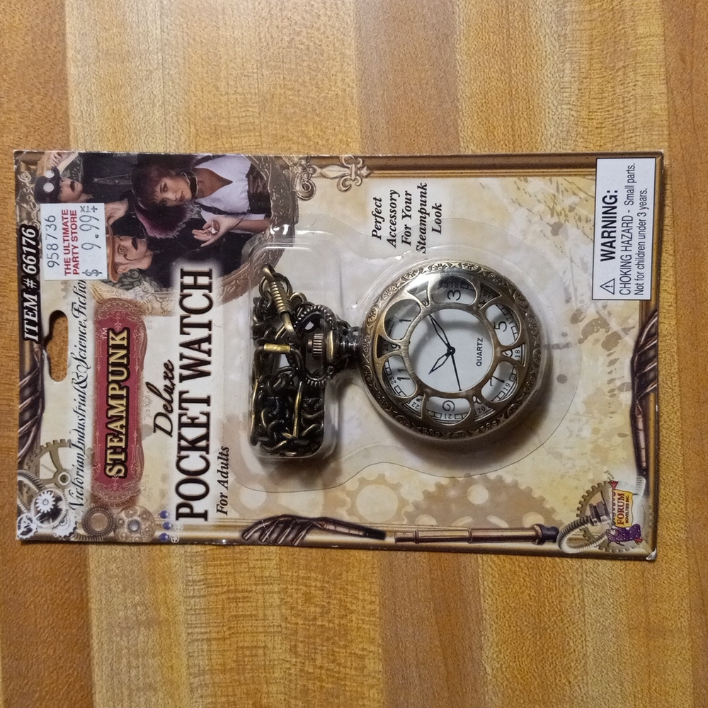 Steam costume pocket watch